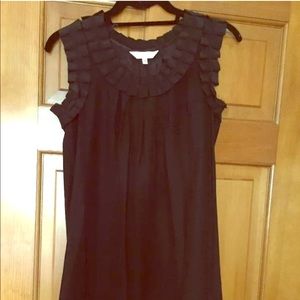 Fluet silk black dress